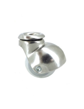 Spherical castor wheel for carpet with eye swivel 40 mm diameter 2
