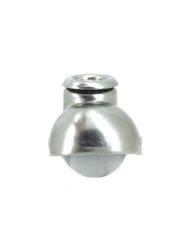 ROULETTE D’AMEUBLEMENT EN CAOUTCHOUC NON TACHANT  DIAMÈTRE 40 MM CHARGE 35 KG FIXATION DE 10 MM - S16O 40