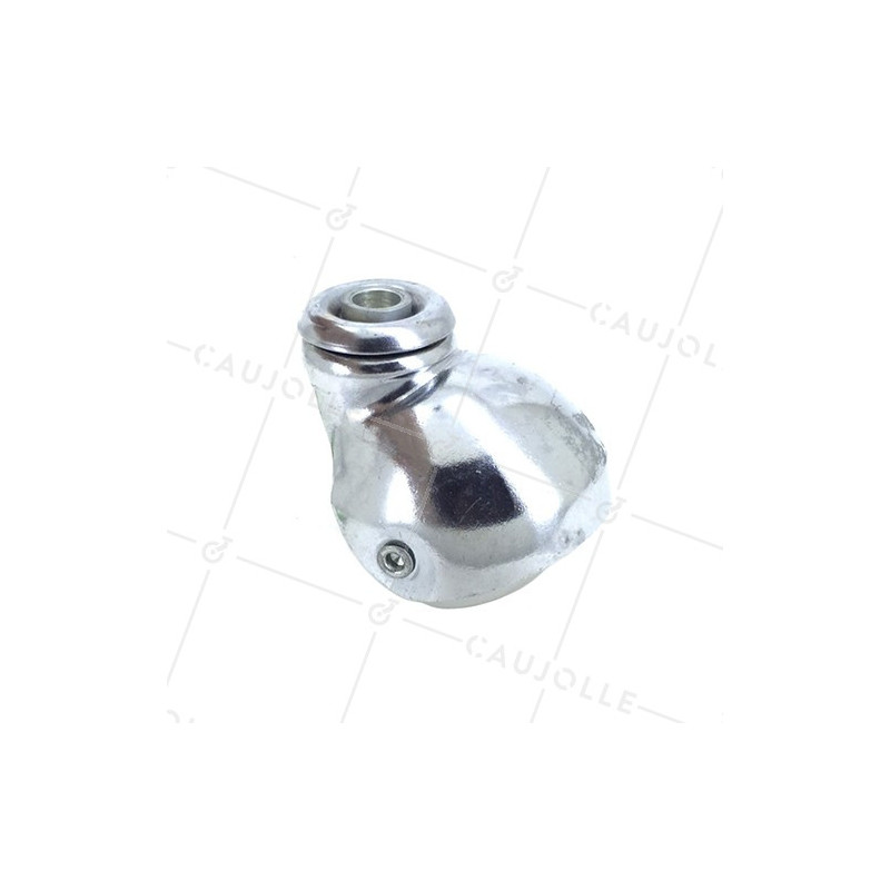 Spherical castor wheel for carpet with eye swivel 50 mm diameter 1