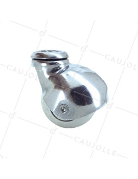 Spherical castor wheel for carpet with eye swivel 50 mm diameter 2