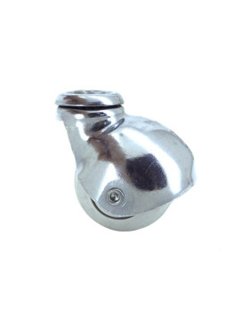 Spherical castor wheel for carpet with eye swivel 50 mm diameter 2