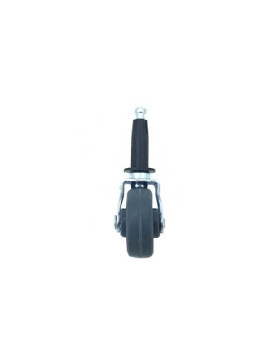 Furniture swivel castor wheel with smooth spindle 30 mm diameter 3