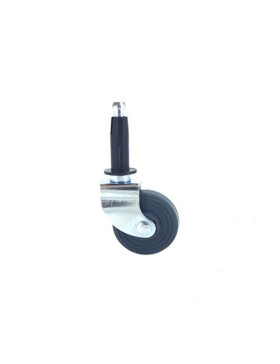 ROULETTE D’AMEUBLEMENT PIVOTANTE À TIGE DIAMÈTRE 35 MM CHARGE 15 KG -S40C35