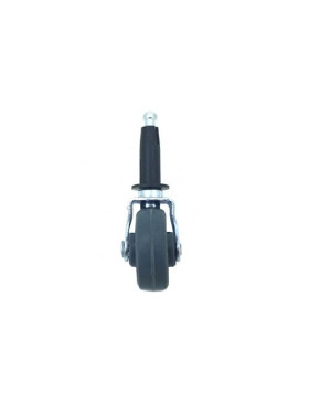 Furniture swivel castor wheel with smooth spindle 35 mm diameter 3