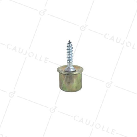 ROULETTE BILLE À VISSER D’AMEUBLEMENT DIAMÈTRE 20 MM CHARGE 15 KG A TIGE FILETEE DE 6 MM - S89 20 • Caujolle