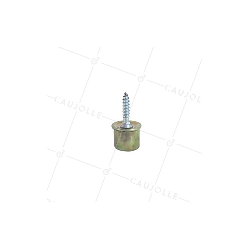 ROULETTE BILLE À VISSER D’AMEUBLEMENT DIAMÈTRE 20 MM CHARGE 15 KG A TIGE FILETEE DE 6 MM - S89 20