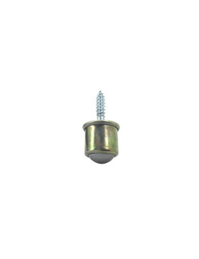 ROULETTE BILLE À VISSER D’AMEUBLEMENT DIAMÈTRE 20 MM CHARGE 15 KG A TIGE FILETEE DE 6 MM - S89 20