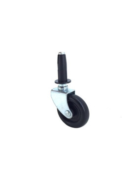 ROULETTE D’AMEUBLEMENT PIVOTANTE À TIGE  DIAMÈTRE 37 MM CHARGE 6 KG - S30 37
