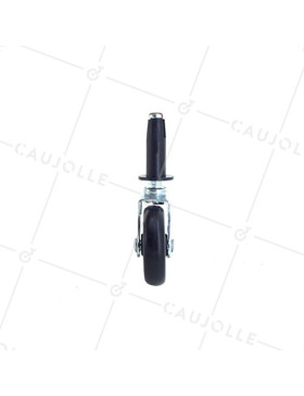 ROULETTE D’AMEUBLEMENT PIVOTANTE À TIGE  DIAMÈTRE 37 MM CHARGE 6 KG - S30 37