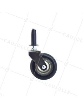 ROULETTE D’AMEUBLEMENT PIVOTANTE À TIGE S30 DIAMÈTRE 37