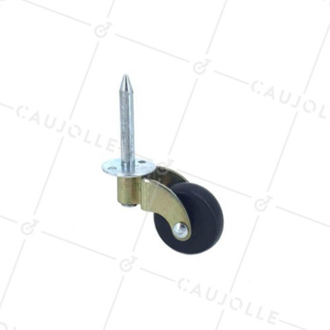 ROULETTE D’AMEUBLEMENT DIAMÈTRE 30 MM CHARGE 20 KG À  FIXER AU MARTEAU POUR TROU DE 6 MM • Caujolle