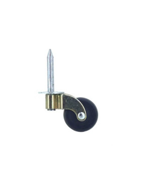 ROULETTE D’AMEUBLEMENT DIAMÈTRE 30 MM CHARGE 20 KG À  FIXER AU MARTEAU POUR TROU DE 6 MM