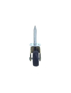 ROULETTE D’AMEUBLEMENT DIAMÈTRE 30 MM CHARGE 20 KG À  FIXER AU MARTEAU POUR TROU DE 6 MM