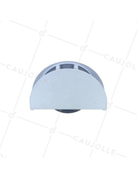 ROULETTE ENCASTRABLE POUR PORTE COULISSANTE EN BOIS 18 MM DE LARGE CHARGE 80 KG - NAPO