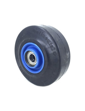 ROUE EN FONTE BANDAGE SOUPLE DIAMÈTRE 200 MM AXE 25 MM S2750F200