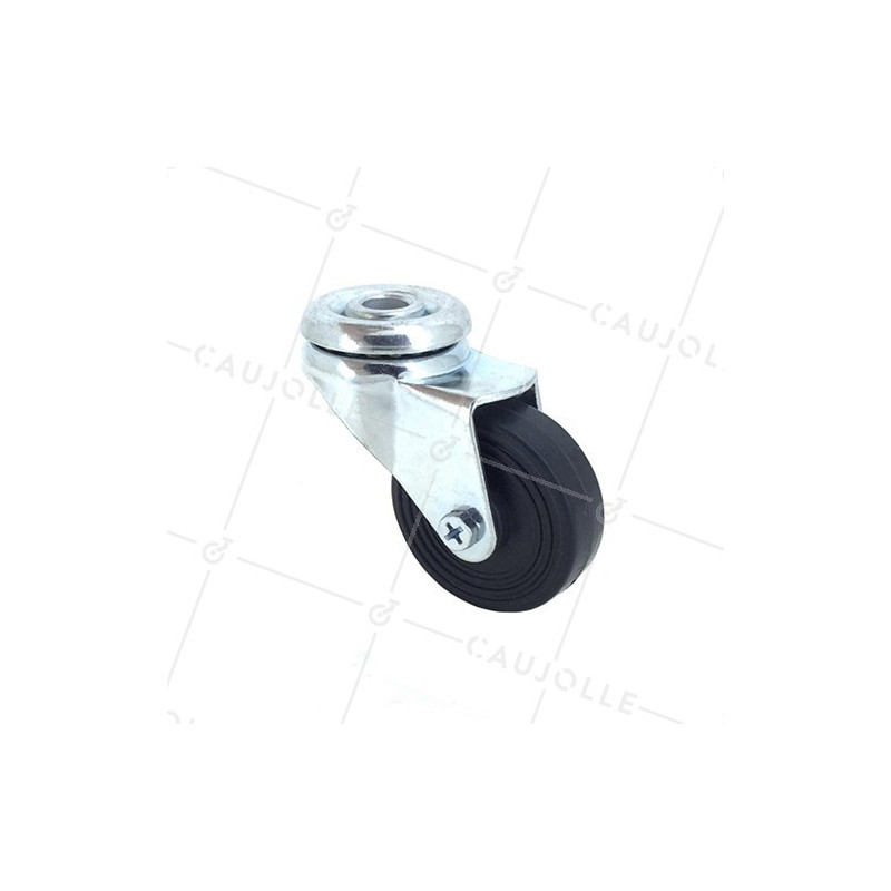 Furniture castor wheel with eye swivel 50 mm diameter 1