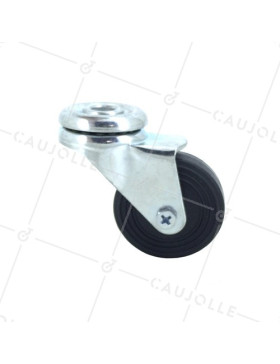 Furniture castor wheel with eye swivel 50 mm diameter 2