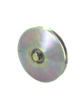 ROUE DE PORTAIL COULISSANT À GORGE RONDE ÉTROITE DE 17 MM ET DIAMÈTRE 160 MM