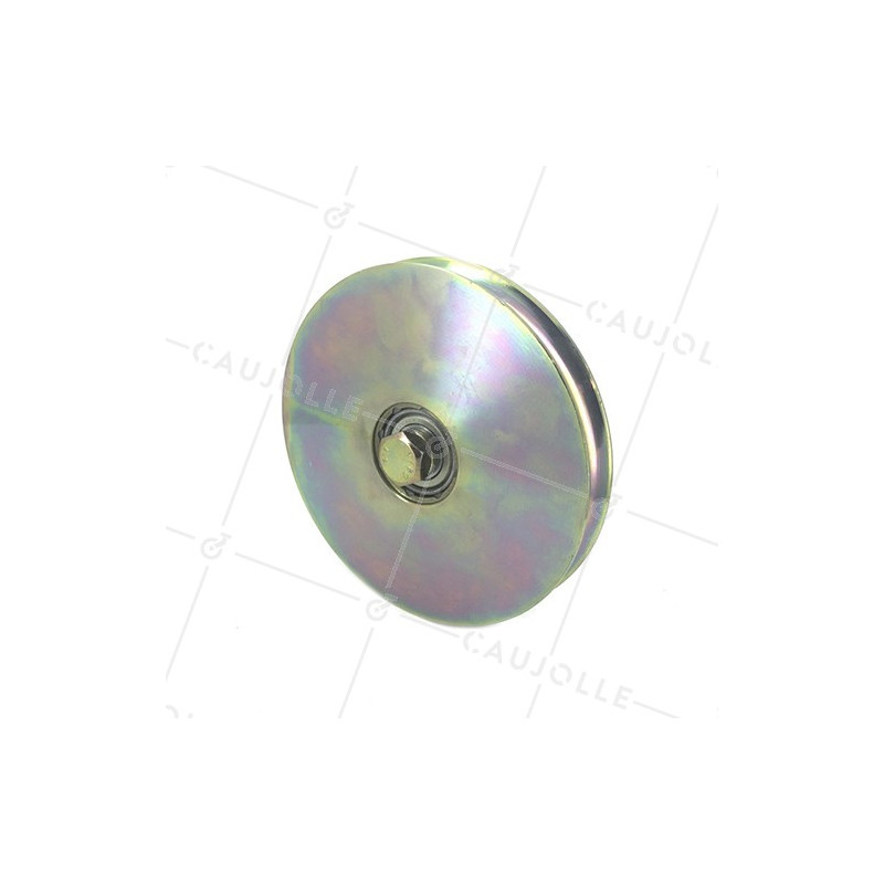 ROUE DE PORTAIL COULISSANT À GORGE RONDE ÉTROITE DE 17 MM ET DIAMÈTRE 160 MM