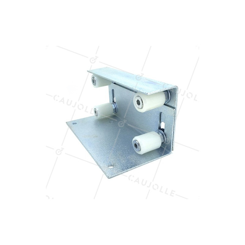 GUIDE POUR PORTAIL COULISSANT DE 28 MM À 52 MM D'ÉPAISSEUR