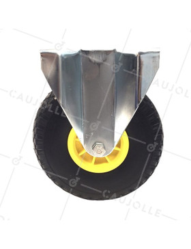 ROULETTE INCREVABLE FIXE DIAMÈTRE 260 MM CHARGE 50 KG-S21-1 260 INCR