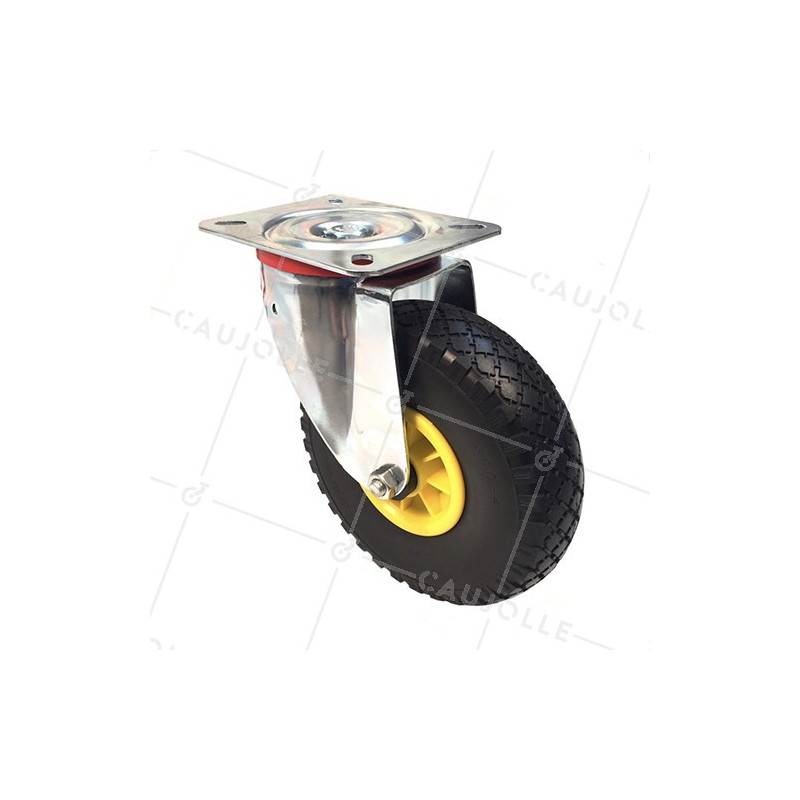 ROULETTE PNEUMATIQUE PIVOTANTE DIAMÈTRE 260