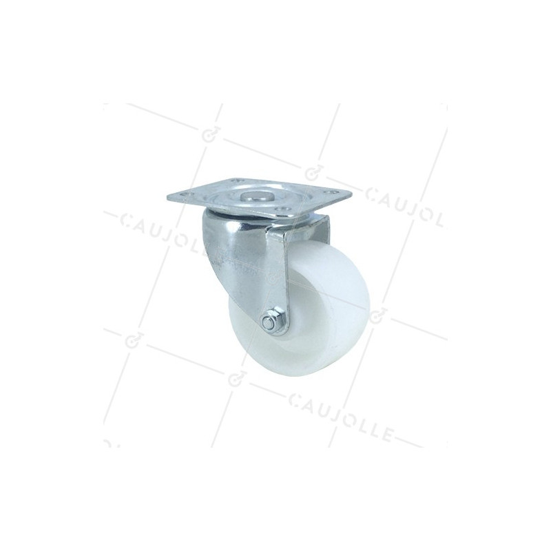 ROULETTE DE MANUTENTION POLYPROPYLÈNE DIAMÈTRE 65MM CHARGE 50KG -S2P65