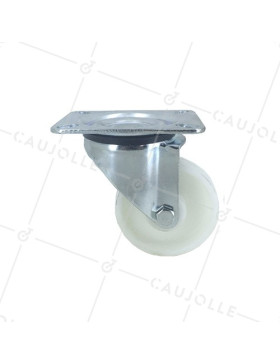 Industrial castor wheel in polypropylene 80 mm diameter 2