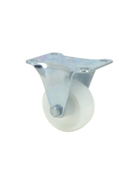 Industrial fixed-position castor wheel in nylon 50 mm diameter 1