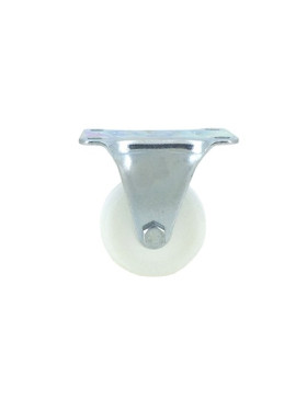 Industrial fixed-position castor wheel in nylon 50 mm diameter 2