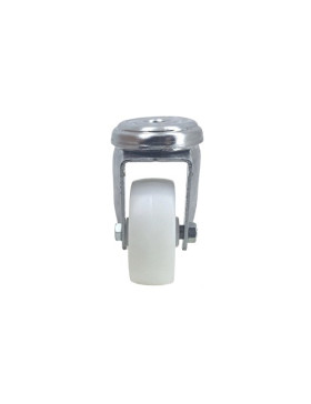 Industrial castor wheel in nylon with eye, 50 mm diameter 3