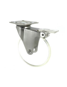 DESIGNER CASTOR WHEEL WITH BRAKE LOOP 100PAF