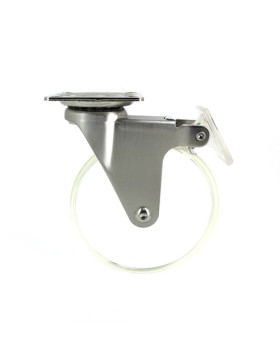 DESIGNER CASTOR WHEEL WITH BRAKE LOOP 100PAF