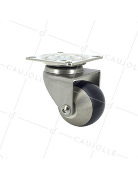 ROULETTE SPHERIQUE A PIVOTEMENT FACILE DIAMÈTRE 50 MM CHARGE 70 KG - CHUNKY 50P • Caujolle