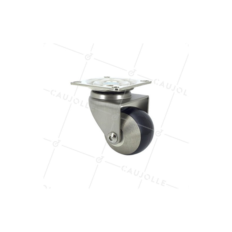 ROULETTE SPHERIQUE A PIVOTEMENT FACILE DIAMÈTRE 50 MM CHARGE 70 KG - CHUNKY 50P