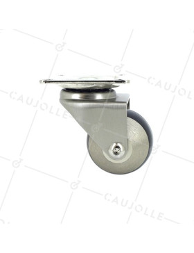 ROULETTE SPHERIQUE A PIVOTEMENT FACILE DIAMÈTRE 50 MM CHARGE 70 KG - CHUNKY 50P