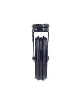 ALUMINIUM DESIGNER CASTOR WHEEL EYE BLACK’STYL 100 MM DIAMETER 