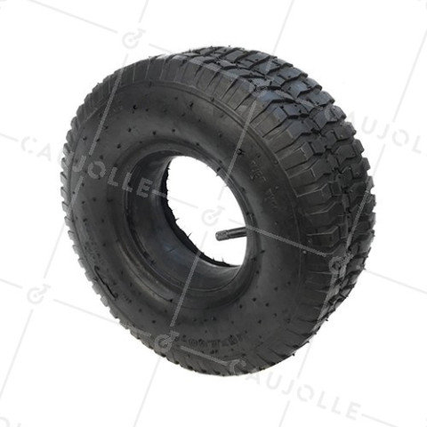 ENSEMBLE PNEU + CHAMBRE À AIR DIAMÈTRE 370 MM (15x6-6) • Caujolle