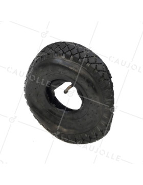 TREAD TYRE + AIR CHAMBER FOR TROLLEY 260 MM DIAMETER (3.00-4)

 