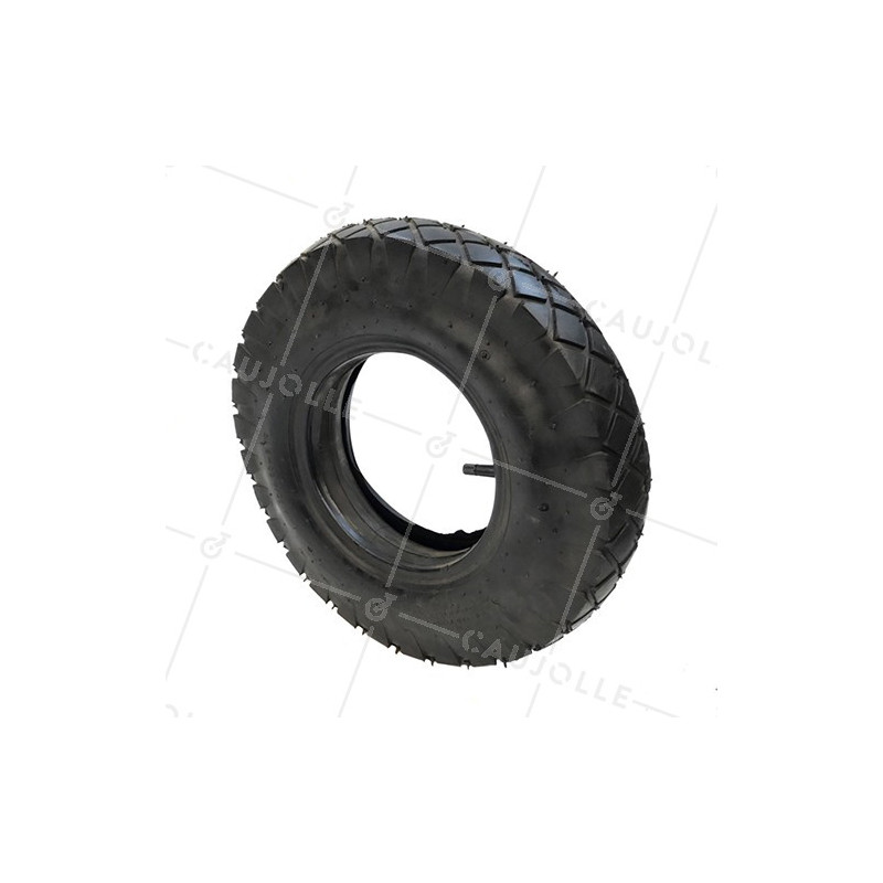 SET WHEELBARROW TURF TYRE + AIR CHAMBER 400 MM DIAMETER

 