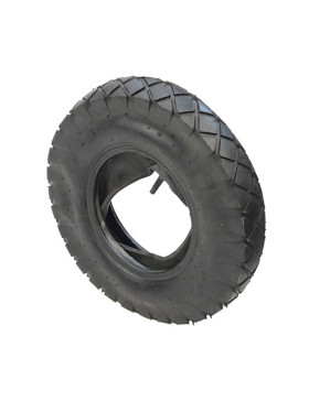 SET WHEELBARROW TURF TYRE + AIR CHAMBER 400 MM DIAMETER

 