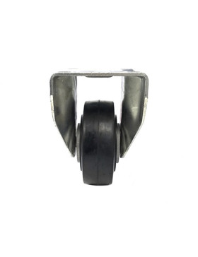 INDUSTRIAL USAGE CASTOR WHEEL REINFORCED RUBBER S77AS 125 MM DIAMETER 