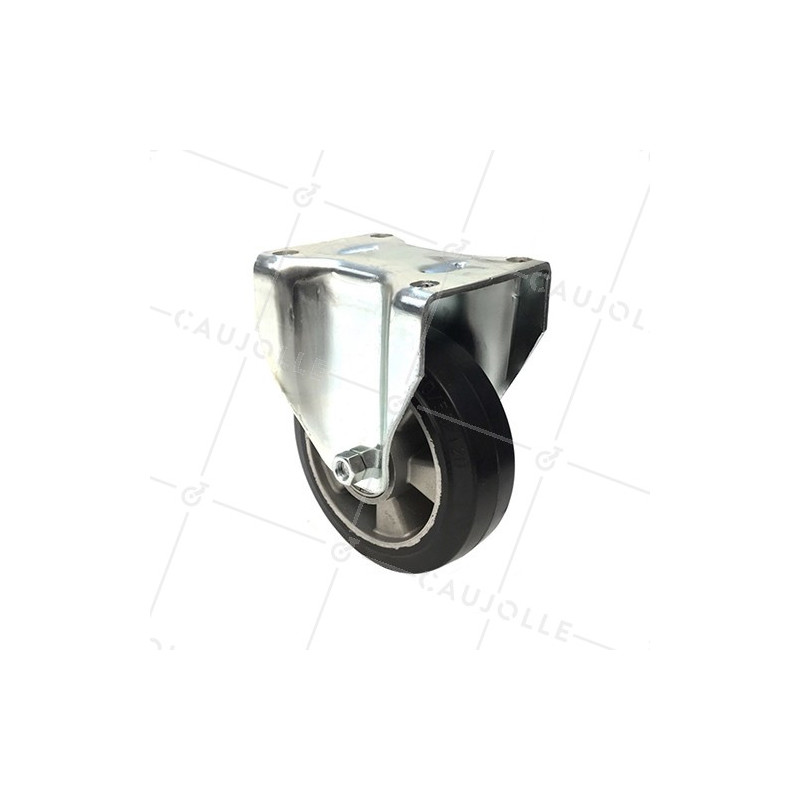 INDUSTRIAL USAGE CASTOR WHEEL REINFORCED RUBBER S77AS 160 MM DIAMETER 