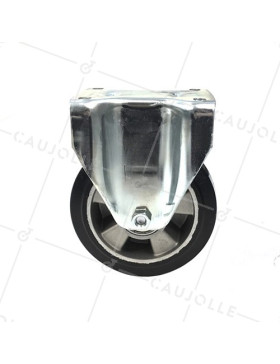 INDUSTRIAL USAGE CASTOR WHEEL REINFORCED RUBBER S77AS 160 MM DIAMETER 