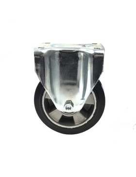 INDUSTRIAL USAGE CASTOR WHEEL REINFORCED RUBBER S77AS 160 MM DIAMETER 