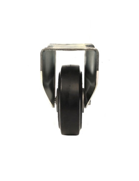 ROULETTE FIXE EN CAOUTCHOUC SOUPLE DIAMÈTRE 160MM CHARGE 300 KG - S77AS 160