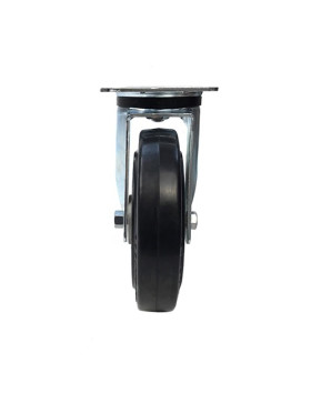 INDUSTRIAL USAGE CASTOR WHEEL REINFORCED RUBBER S76AS 200 MM DIAMETER 