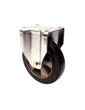 INDUSTRIAL USAGE CASTOR WHEEL REINFORCED RUBBER S77AS 200 MM DIAMETER 