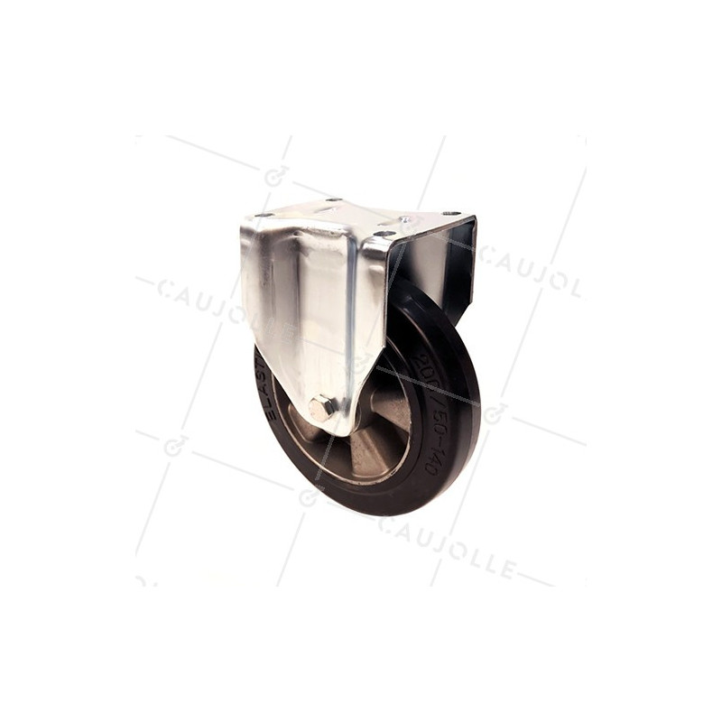 INDUSTRIAL USAGE CASTOR WHEEL REINFORCED RUBBER S77AS 200 MM DIAMETER 