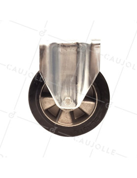 INDUSTRIAL USAGE CASTOR WHEEL REINFORCED RUBBER S77AS 200 MM DIAMETER 